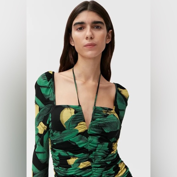 Ganni Ruched Midi dress - Picture 4 of 7